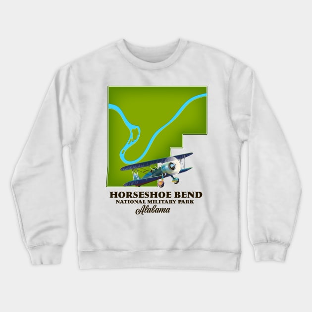 horseshoe bend national military park Crewneck Sweatshirt by nickemporium1